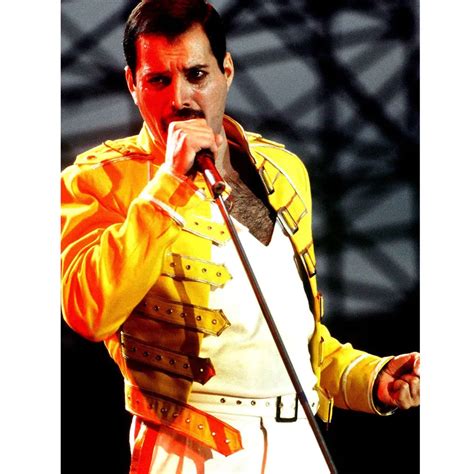 yellow freddie mercury jacket replica|freddie mercury yellow leather jacket.